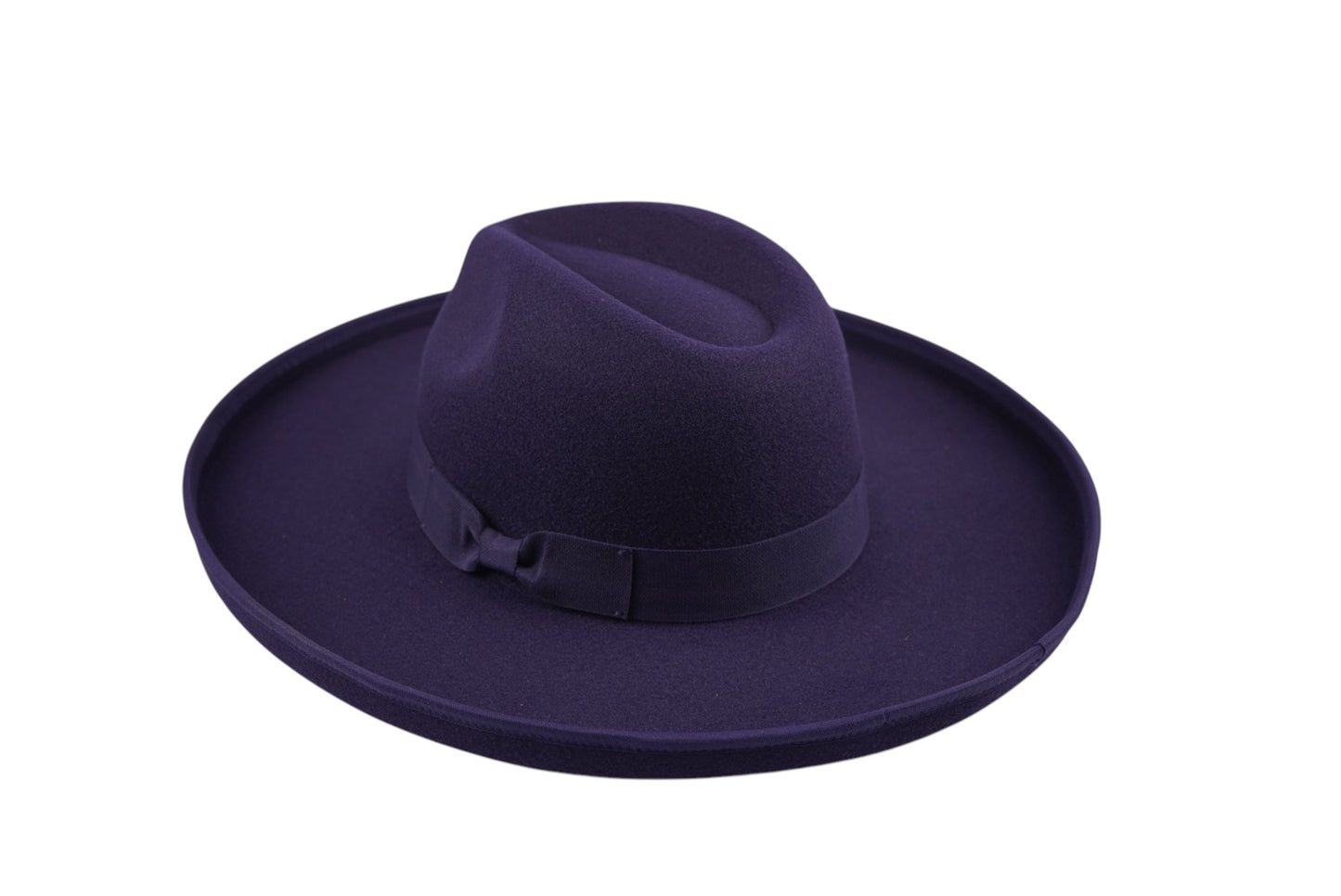 Dallas Pencil Brim Fedora - Navy Blue