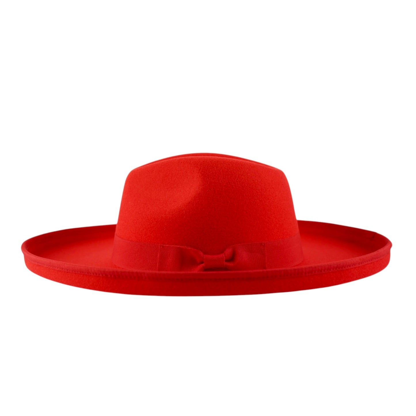 Dallas Pencil Brim Fedora - Red