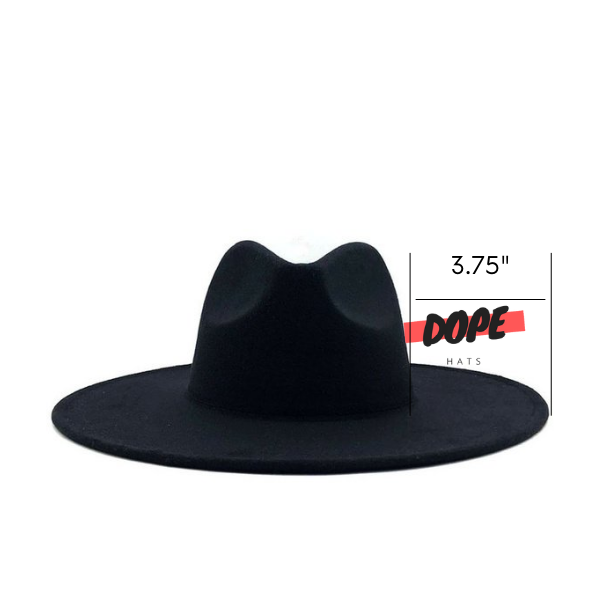 ATLANTA - WIDE BRIM FEDORA - ORANGE