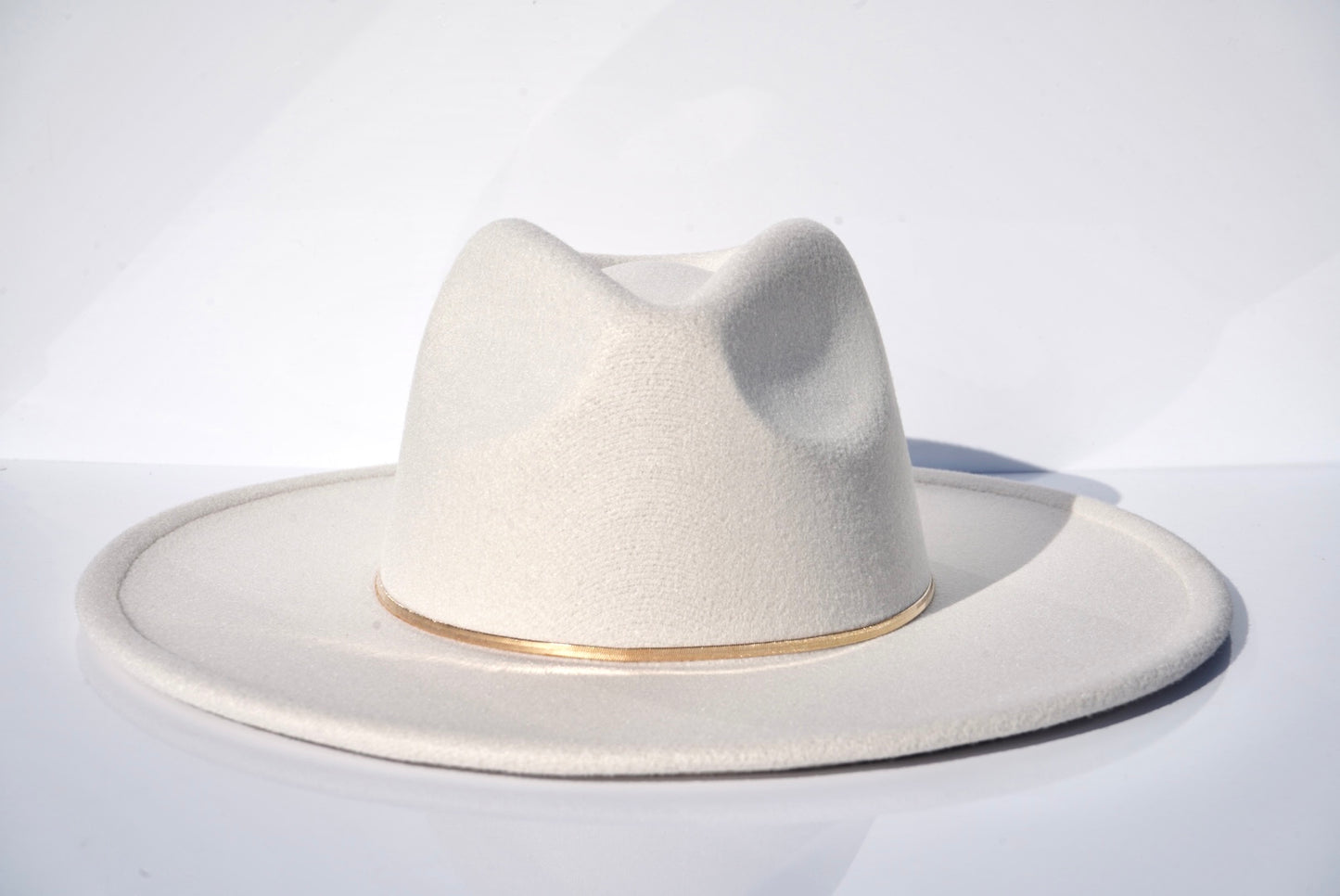 HENDRIX - WIDE BRIM FEDORA - OFF WHITE