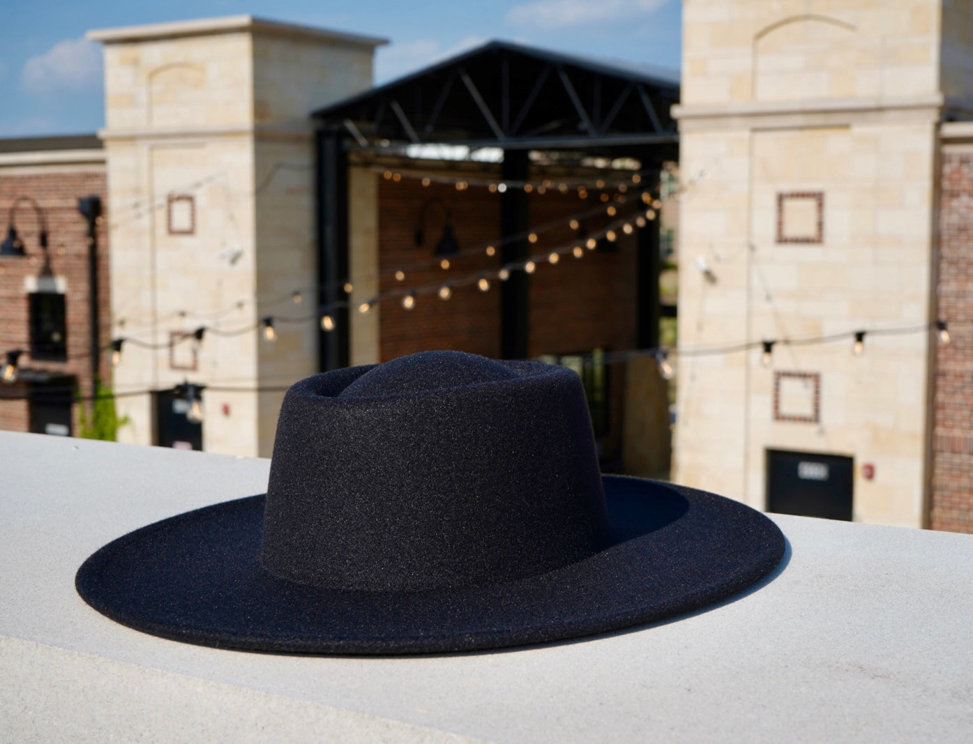 MILAN - BOLERO HAT - PLAIN BLACK