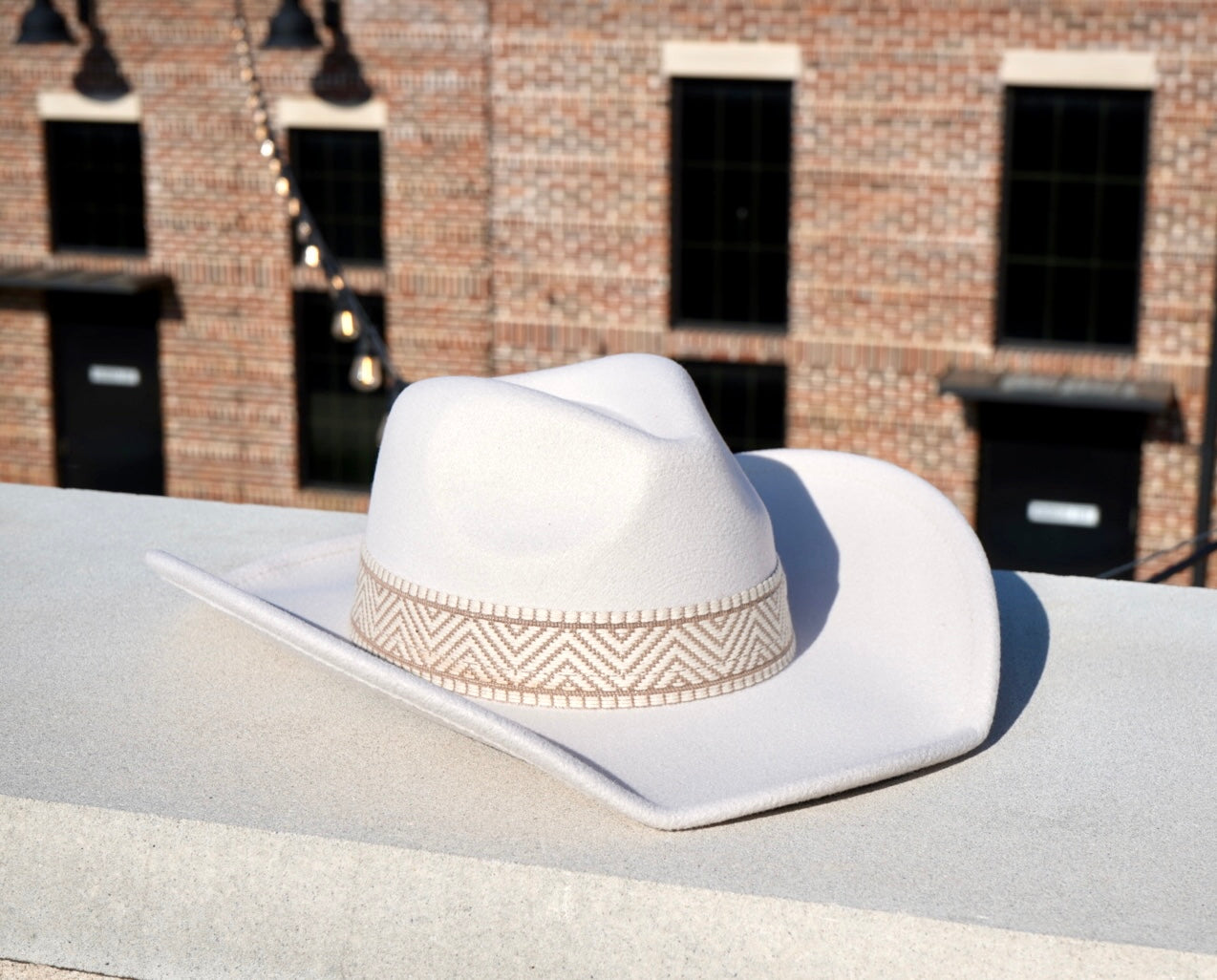 Boho Cowgirl Hat - Cream