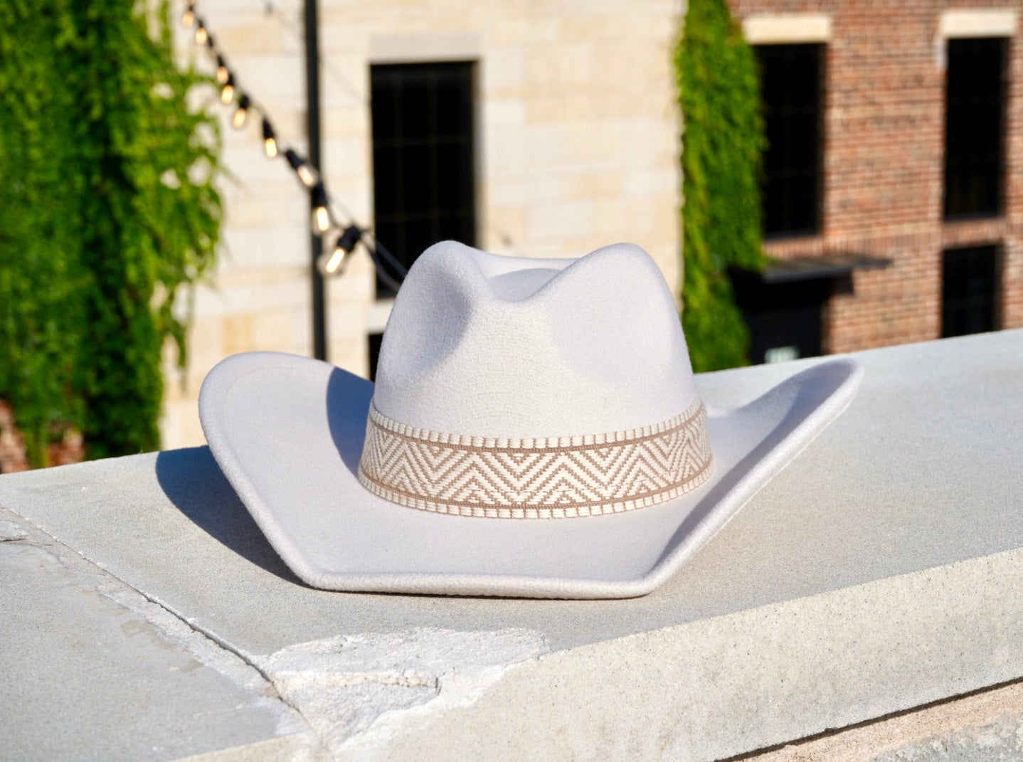 Boho Cowgirl Hat - Cream