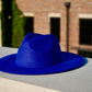 Atlanta Wide Brim Fedora - Blue