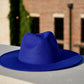 Atlanta Wide Brim Fedora - Blue