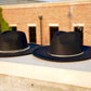 Brooklyn Wide Brim Fedora - Black