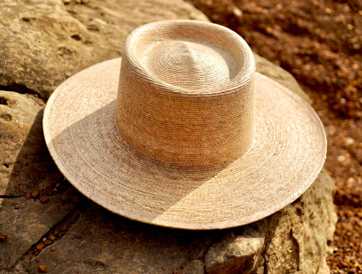 Dope headwear bolero style natural palm hat.