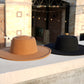 Milan Plain Bolero Hat - Black