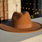 Tori Wide Brim - Chocolate