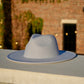 Atlanta Wide Brim Fedora - Gray