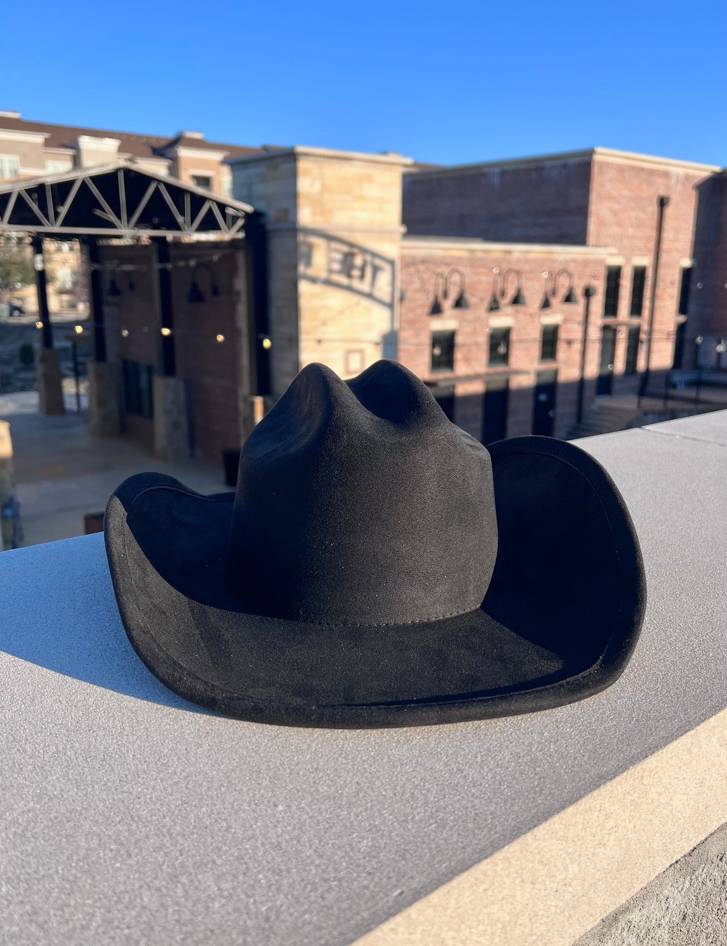 Nashville Suede Cowgirl Hat - Black