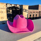 Nashville Suede Cowgirl Hat - Pink