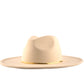 HENDRIX - WIDE BRIM FEDORA - OFF WHITE