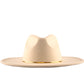 HENDRIX - WIDE BRIM FEDORA - OFF WHITE