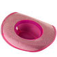 Vegas Rhinestone Cowgirl Hat - Fuchsia