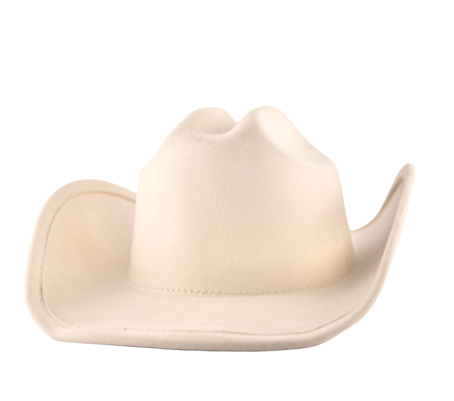 Nashville Suede Cowgirl Hat - Ivory