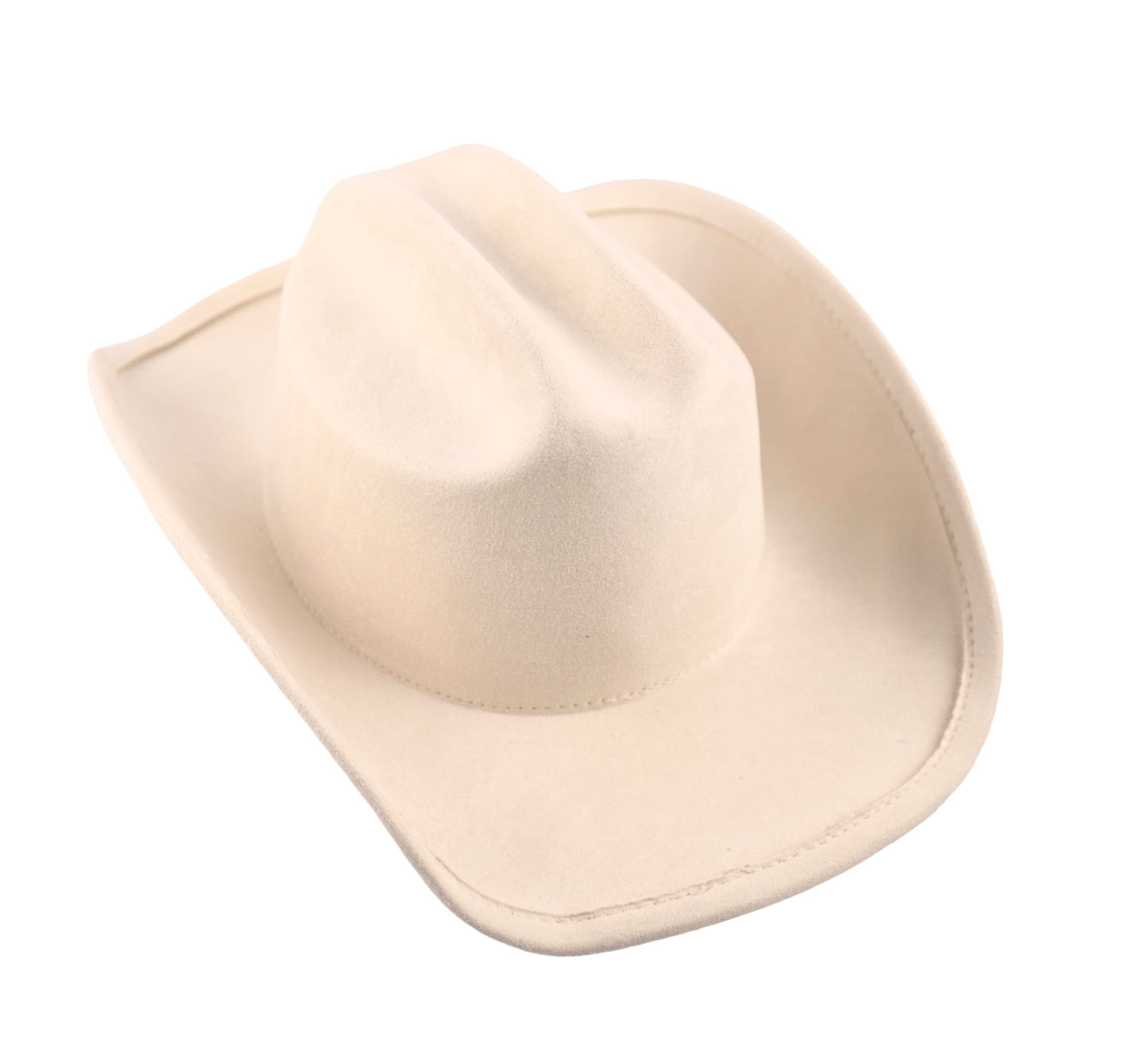Nashville Suede Cowgirl Hat - Ivory