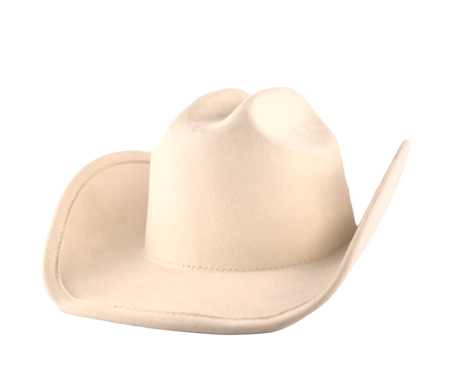Nashville Suede Cowgirl Hat - Ivory