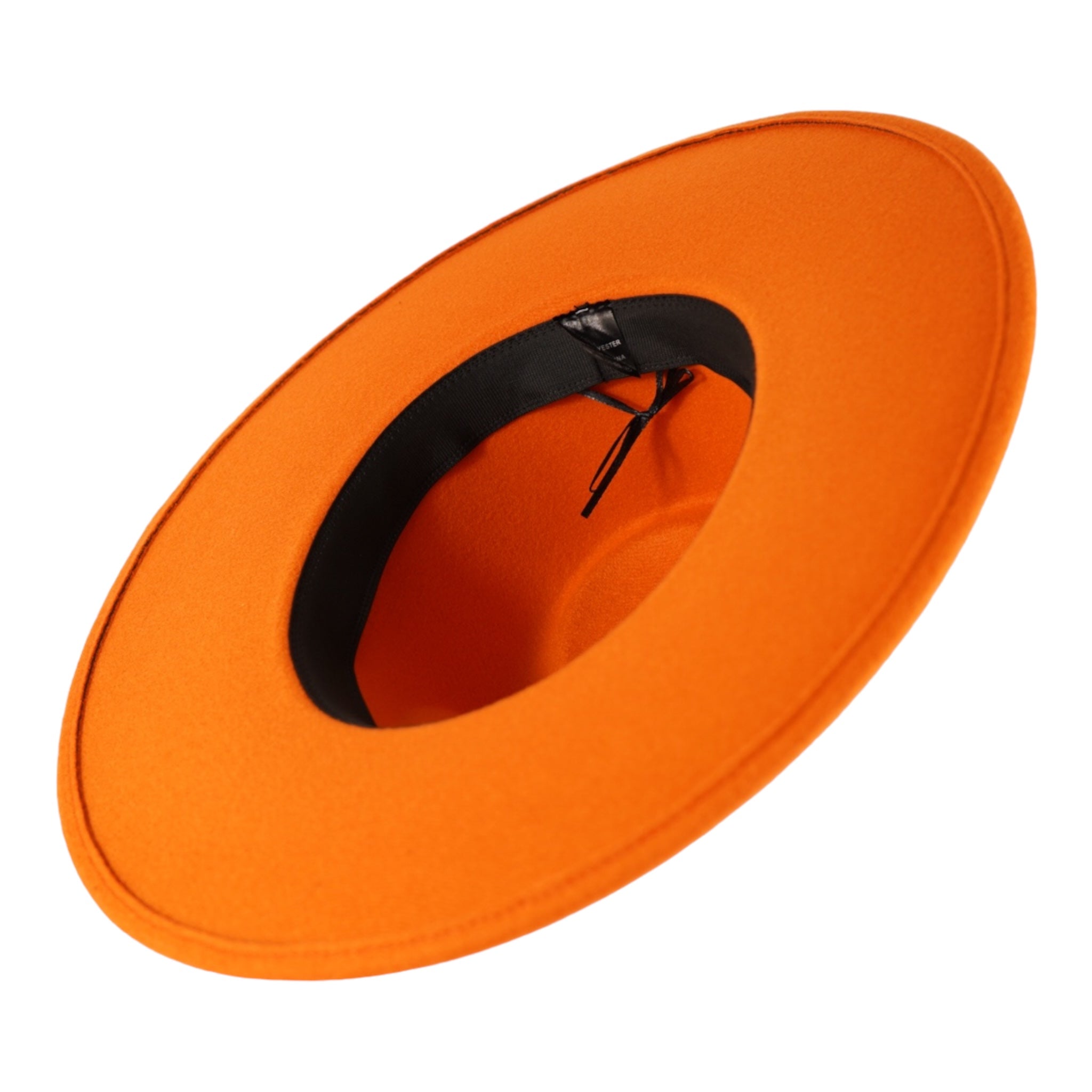 Savannah Women s Wide Brim Fedora Orange Dope Headwear