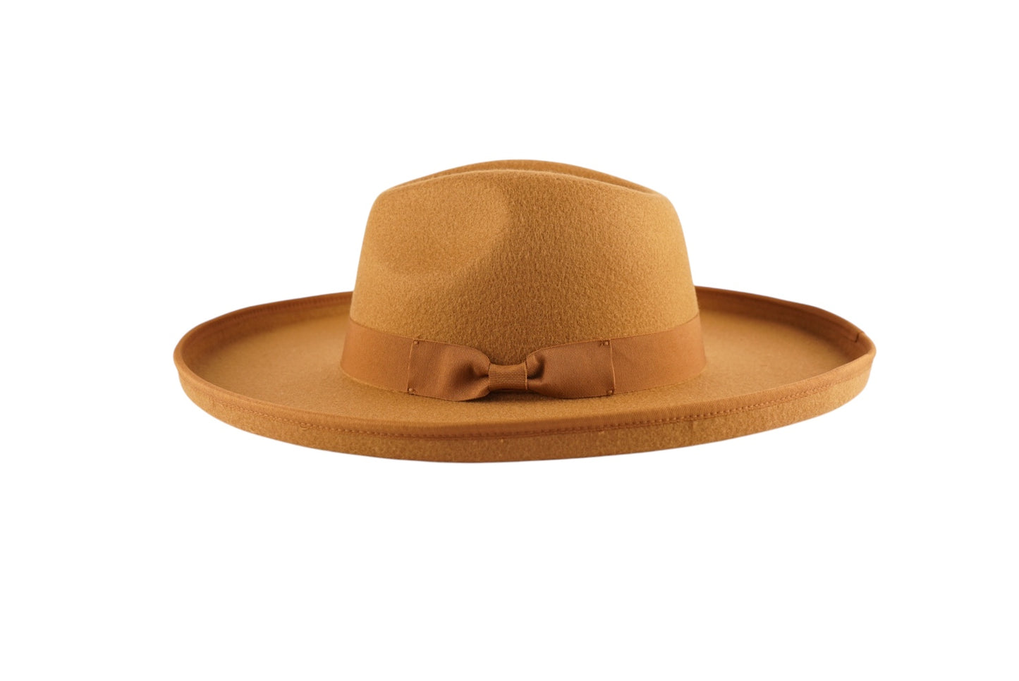 Dallas Pencil Brim Fedora - Dark Tan