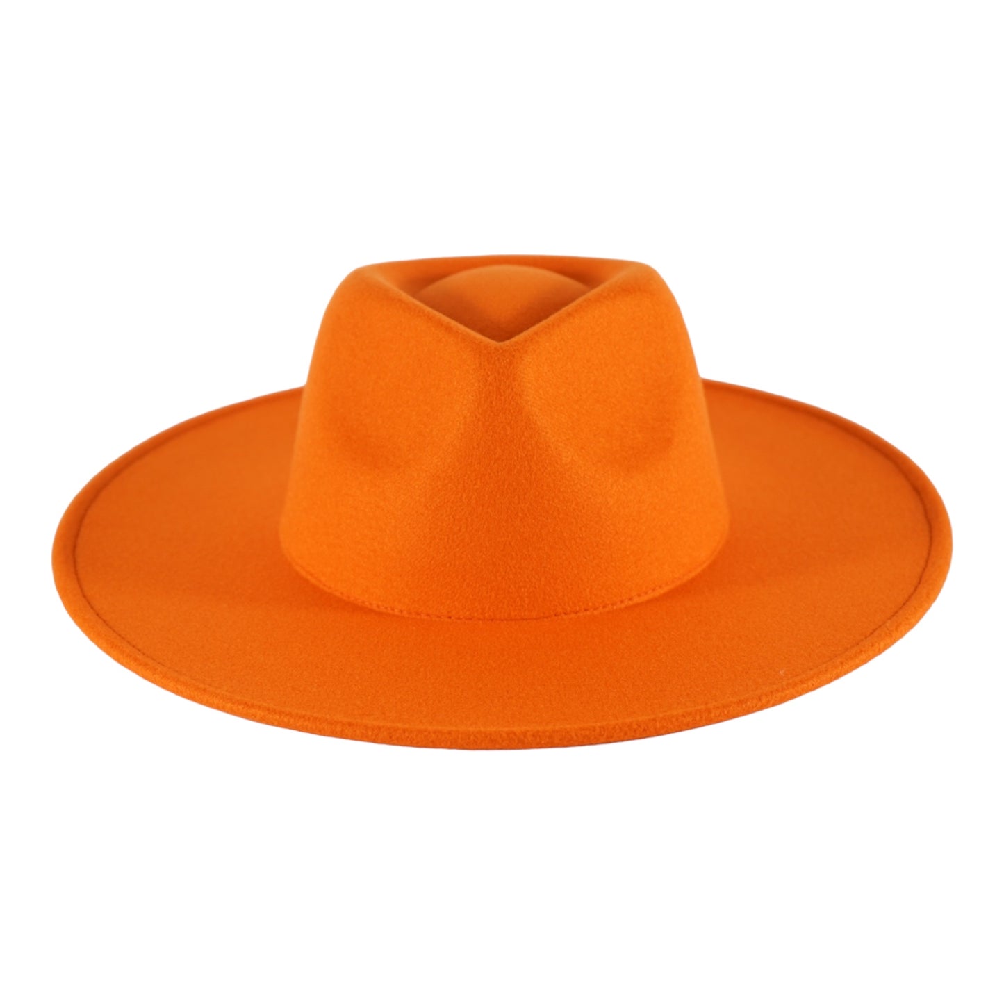 Savannah Wide Brim Fedora - Orange
