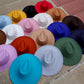 Atlanta Wide Brim Fedora - Assorted Colors