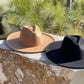 ATLANTA - WIDE BRIM FEDORA - BLACK
