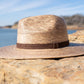 South Beach Palm Wide Brim Sun Hat - Dark