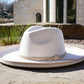 Jackson Pencil Brim Fedora - Ivory