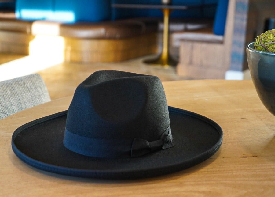 Dope Headwear's Dallas fedora in black color.