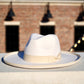 Dallas Pencil Brim Fedora - Off White