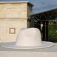 ATLANTA - WIDE BRIM FEDORA - IVORY