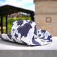 Austin Cowgirl Hat - Black Cow Print