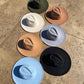 ATLANTA - WIDE BRIM FEDORA - GRAY