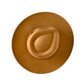 ZOE - WIDE BRIM FEDORA - KHAKI