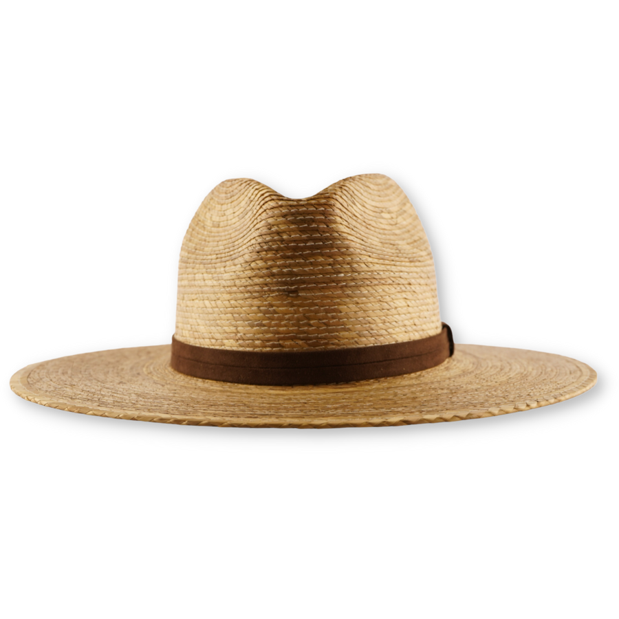 online store product photo showing a palm wide brim fedora.