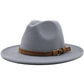 dope hats store clarke unisex wide brim fedora in gray