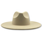 dope hats store mens and womens extra wide brim fedora in cream color