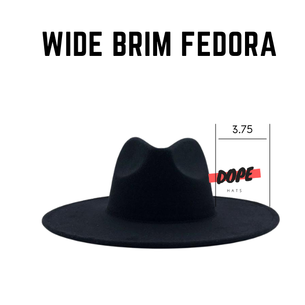 Atlanta Wide Brim Fedora - Cream